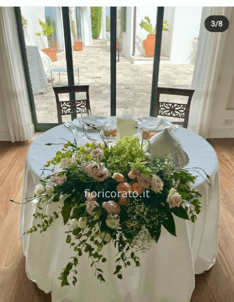 floral table
